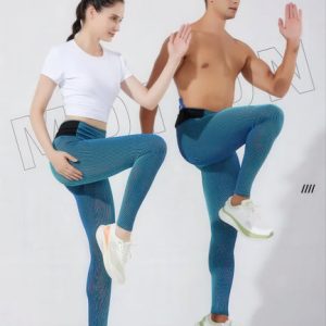 StrideLine Striped Compression Tights
