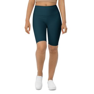 Petrol High-Rise Biker Shorts