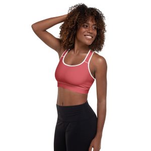 Rose Gold Padded Sports Bra