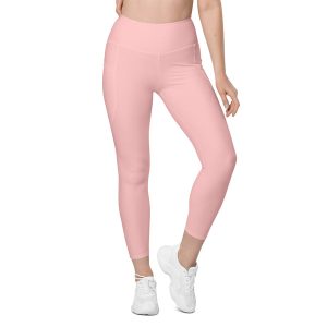 Neutral Pink Leggings with pockets