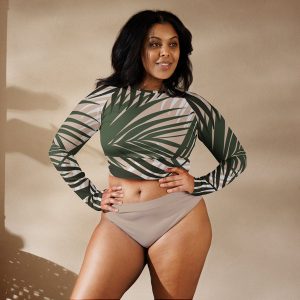 Sharon Long-Sleeve Crop Top