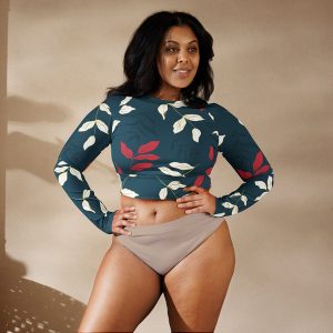 Sandra Long-Sleeve Crop Top