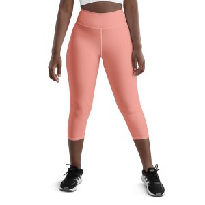 Pink Yoga Capri Leggings