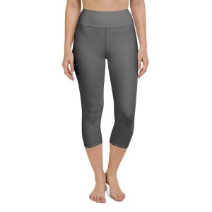 Grey Yoga Capri Leggings