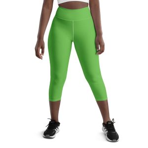 Kelly Green Yoga Capri Leggings