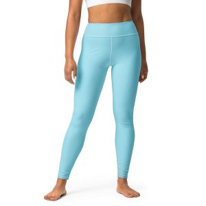 Blue High-Rise Yoga Leggings