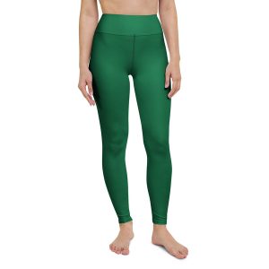 Green High-Rise Yoga Leggings