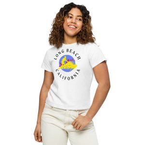 Long Beach Women’s High-Waisted T-Shirt