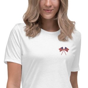 American Flag Women's Relaxed T-Shirt